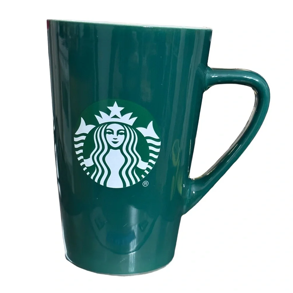 Starbucks Green White Mermaid Logo 12 ounce Tall Coffee Mug‎ Cup 2020